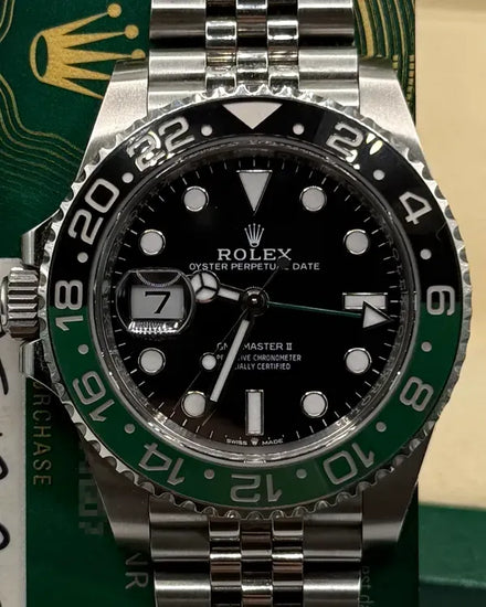 2024 Rolex GMT-Master II "Sprite" 40MM Black Dial Jubilee Bracelet (126720VTNR)