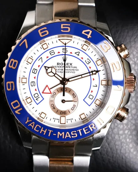 Rolex Yacht-Master II 44MM White Dial Two-Tone Oyster Bracelet (116681)