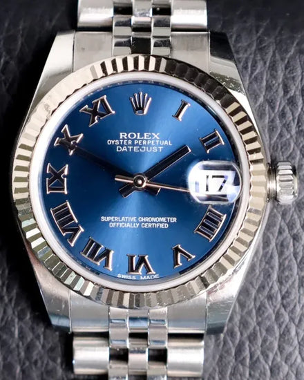 2018 Rolex Datejust 31MM Blue Dial Jubilee Bracelet (178274)