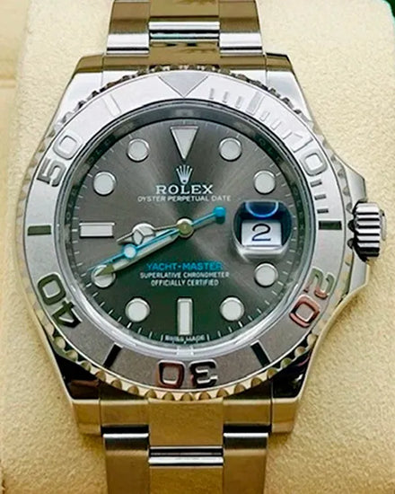 2019 Rolex Yacht-Master 40MM Rhodium Dial Oyster Bracelet (116622)