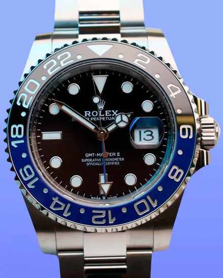 2025 Rolex GMT-Master II "Batman" 40MM Black Dial Oyster Bracelet (126710BLNR)