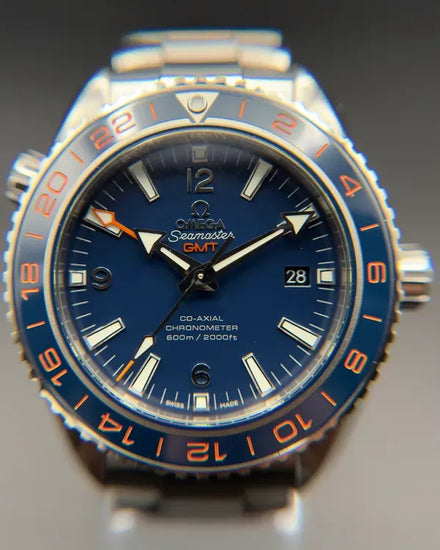 2015 Omega Seamaster Planet Ocean 600M "GoodPlanet" 43.5MM Blue Dial Steel Bracelet (232.30.44.22.03.001)