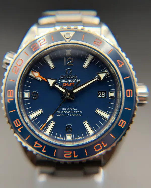 2015 Omega Seamaster Planet Ocean 600M "GoodPlanet" 43.5MM Blue Dial Steel Bracelet (232.30.44.22.03.001)