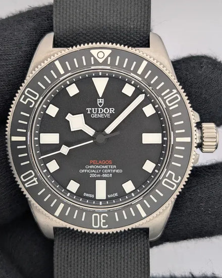 2024 Tudor Pelagos FXD 42MM Black Dial Textile Strap (25717N)