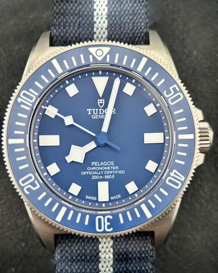 2023 Tudor Pelagos FXD 42MM Blue Dial Textile Strap (25707B/23)