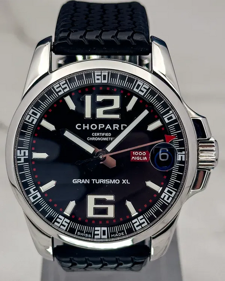 Chopard Mille Miglia Gran Turismo XL 44MM Black Dial Rubber Strap (16/8997)