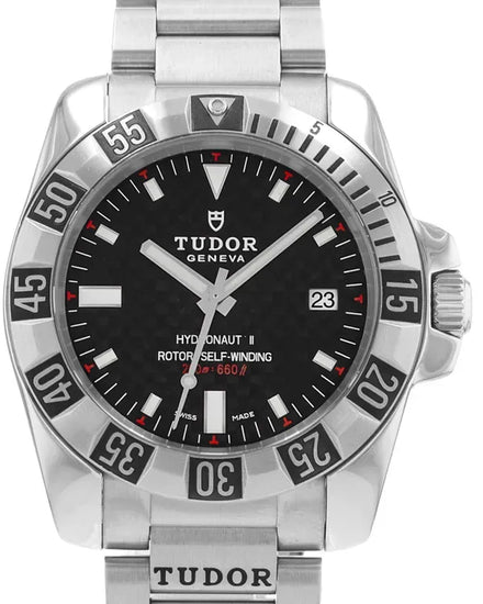 2010 Tudor Hydronaut II 40MM Black Dial Steel Bracelet (20040)