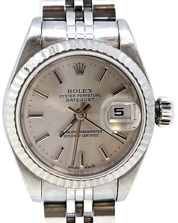 Rolex Lady-Datejust 26MM Silver Dial Jubilee Bracelet (69174)