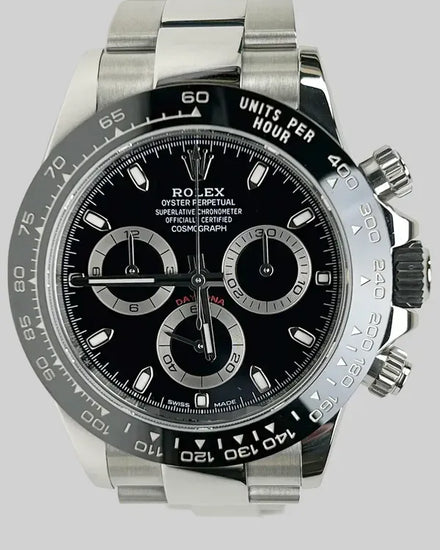 2019 Rolex Cosmograph Daytona 40MM Black Dial Oyster Bracelet (116500LN)