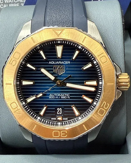 Tag Heuer Aquaracer Professional 200 40MM Blue Dial Rubber Strap (WBP2150.FT6210)