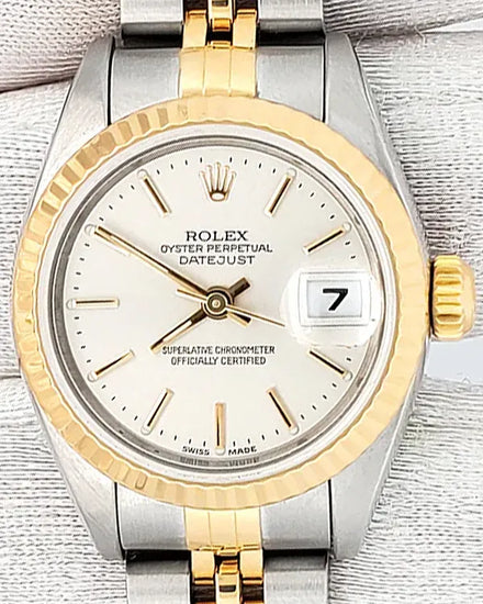 Rolex Lady-Datejust 26MM Silver Dial Two-Tone Jubilee Bracelet (79173)
