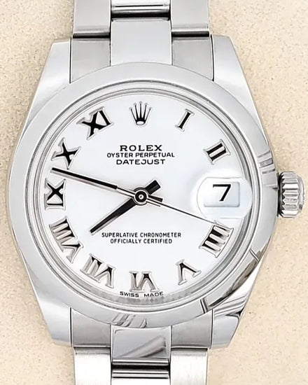 2019 Rolex Datejust 31MM White Dial Oyster Bracelet (178240)