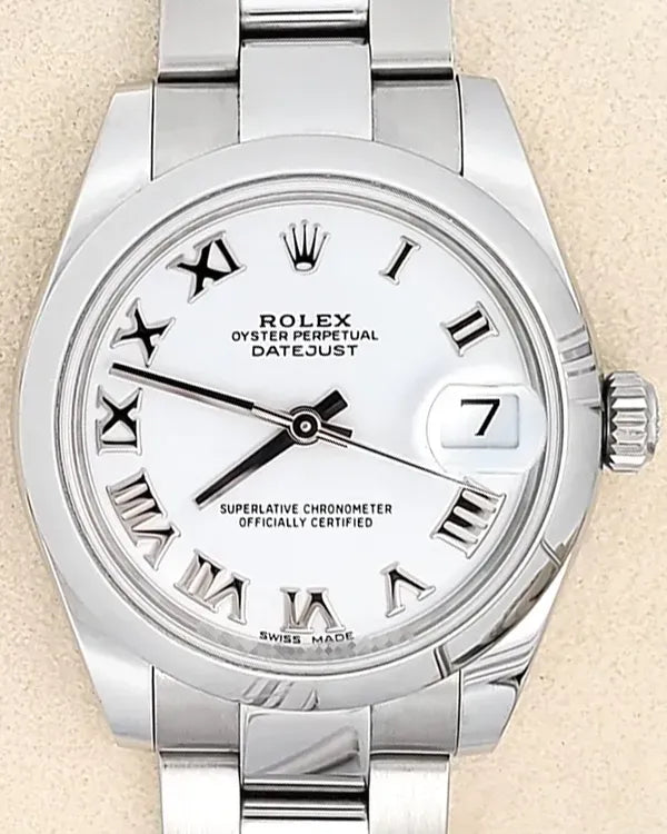 2019 Rolex Datejust 31MM White Dial Oyster Bracelet (178240)