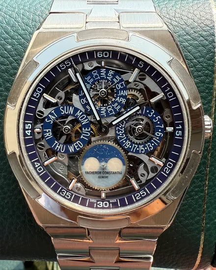 2022 Vacheron Constantin Overseas 41.5MM Skeleton Dial White Gold Bracelet (4300V/120G-B946)