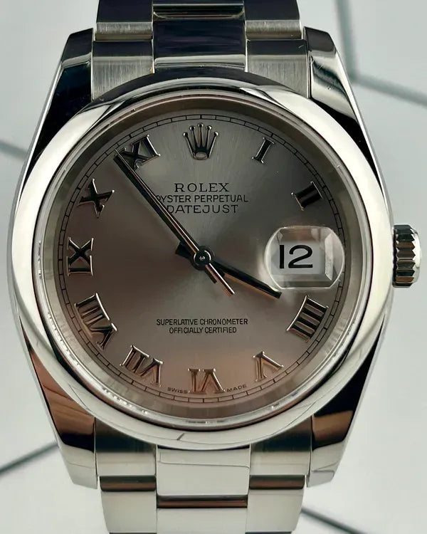 2006 Rolex Datejust 36MM Silver Dial Oyster Bracelet (116200)