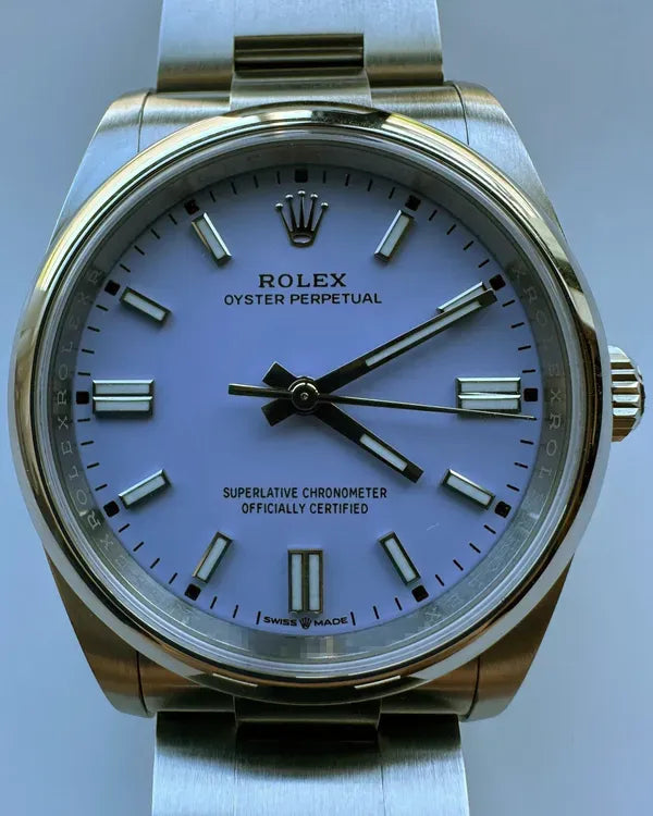 2025 Rolex Oyster Perpetual 36MM Lavender Dial Oyster Bracelet (126000)