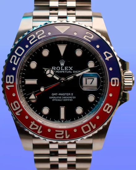 2025 Rolex GMT-Master II "Pepsi" 40MM Black Dial Jubilee Bracelet (126710BLRO)