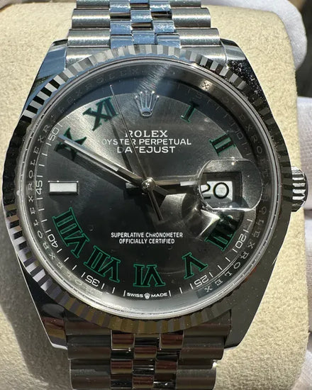 2025 Rolex Datejust "Wimbledon" 36MM Slate Dial Jubilee Bracelet (126234)