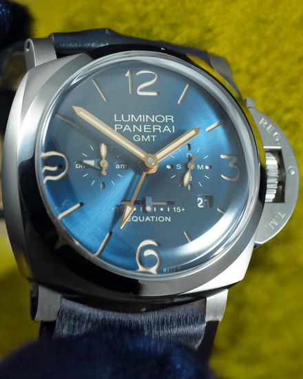 2021 Panerai Luminor Equation of Time GMT L.E. 47MM Blue Dial Leather Strap (PAM00670)