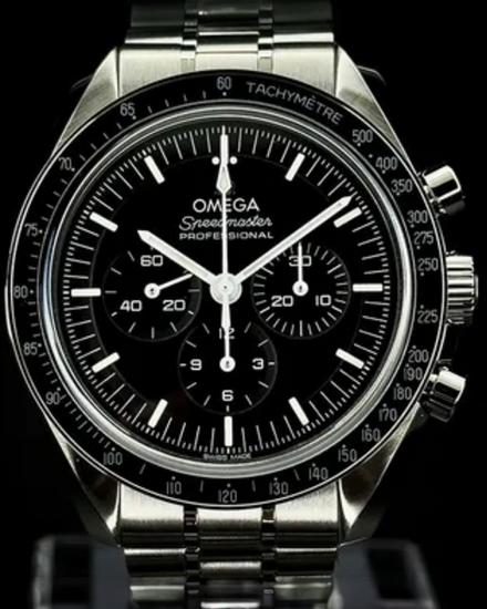 2025 Omega Speedmaster Professional Moonwatch 42MM Black Dial Steel Bracelet (310.30.42.50.01.002)