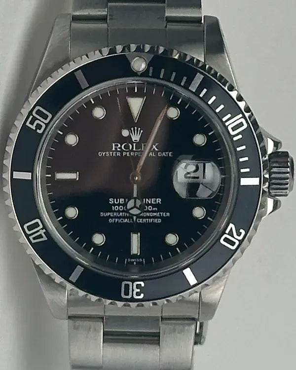 Rolex Submariner Date 40MM Black Dial Steel Bracelet (16610LN)