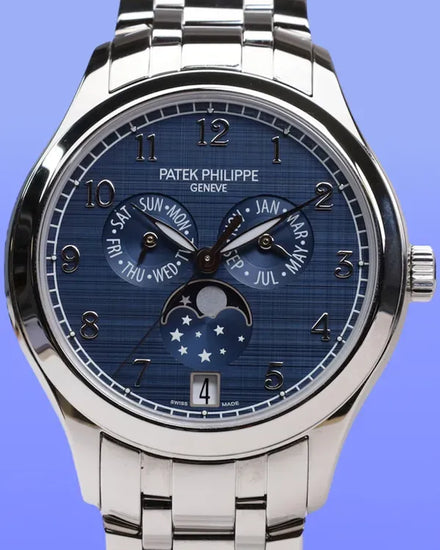 2023 Patek Philippe Annual Calendar 38MM Blue Dial Steel Bracelet (4947/1A-001)