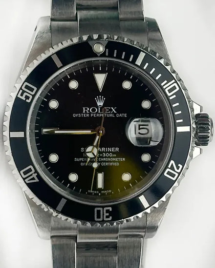 2003 Rolex Submariner Date 40MM Black Dial Oyster Bracelet (16610)