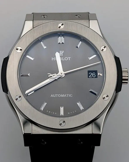 2025 Hublot Classic Fusion Racing 45MM Grey Dial Rubber Strap (511.NX.7071.RX)