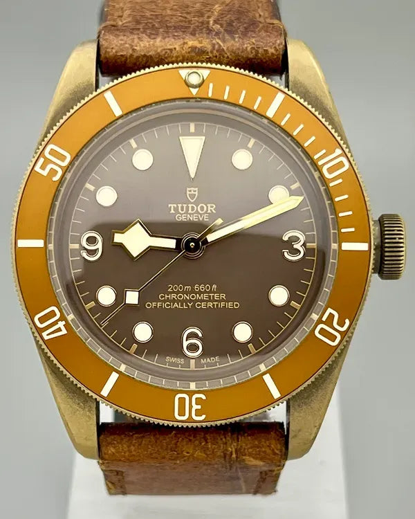 No Reserve - 2019 Tudor Black Bay Heritage 43MM Brown Dial Leather Strap (79250BM)