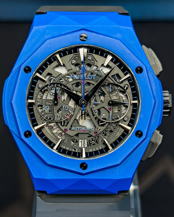 Hublot Classic Fusion Aerofusion Chronograph "Orlinski" L.E. 45MM Skeleton Dial Rubber Strap (525.EX.0179.RX.ORL18)