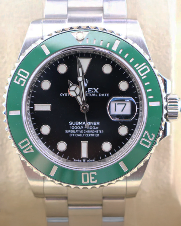 2022 Rolex Submariner Date "Starbucks" 41MM Black Dial Oyster Bracelet (126610LV)