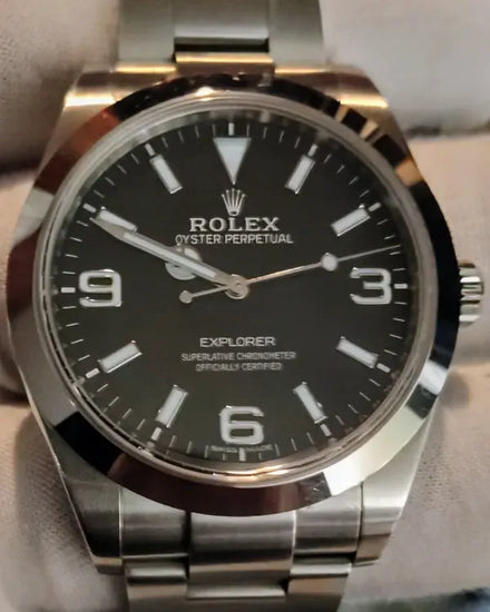 2018 Rolex Explorer 39MM Black Dial Oyster Bracelet (214270)