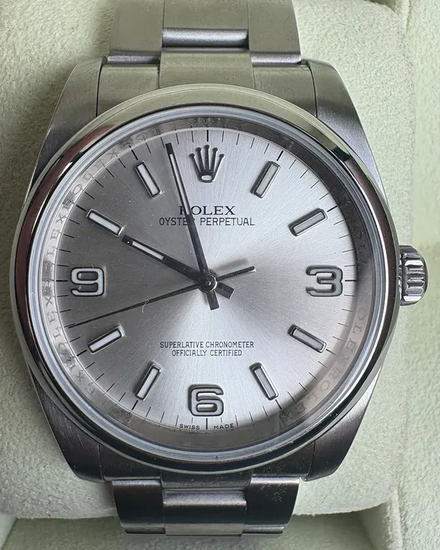 Rolex Oyster Perpetual 36MM Silver Dial Oyster Bracelet (116000)