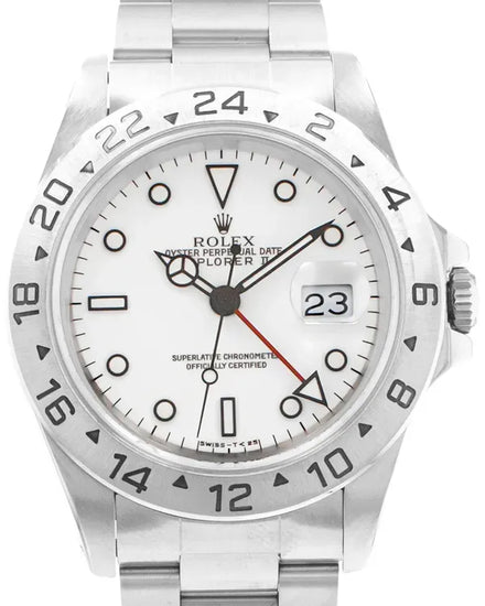 Rolex Explorer II "Polar" 40MM White Dial Oyster Bracelet (16570)