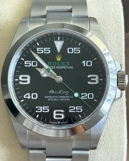 2025 Rolex Air-King 40MM Black Dial Oyster Bracelet (126900)