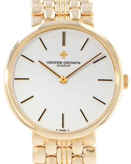 Vacheron Constantin Patrimony 31MM White "Sigma" Dial Yellow Gold Bracelet (39015/516)