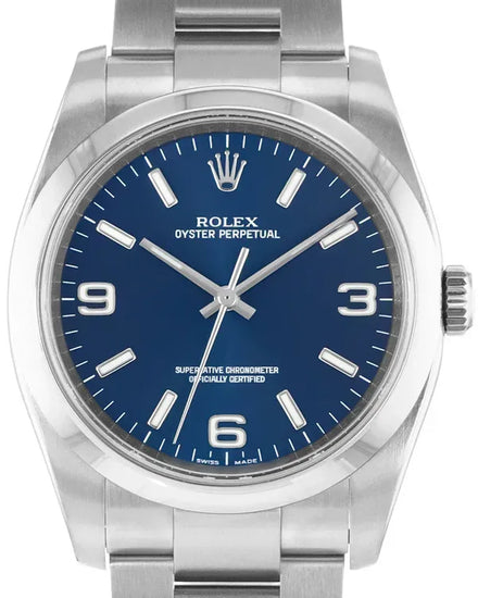 2011 Rolex Oyster Perpetual 36MM Blue Dial Oyster Bracelet (116000)