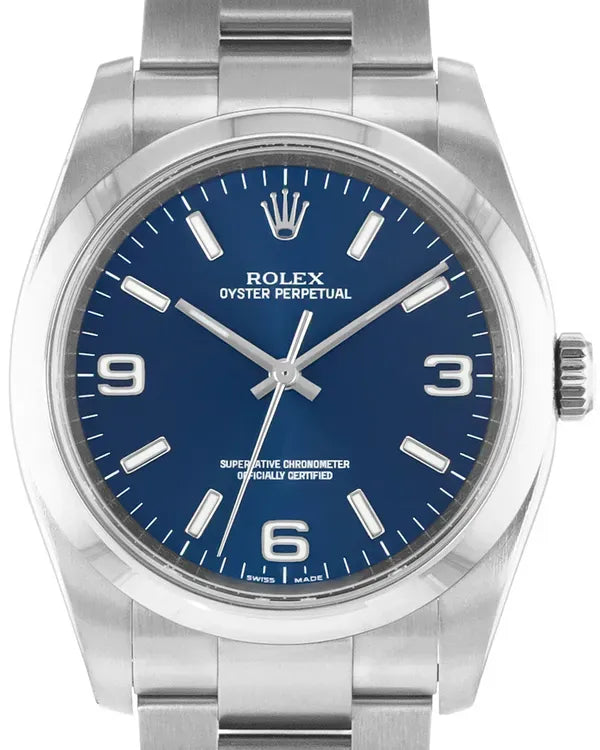 2011 Rolex Oyster Perpetual 36MM Blue Dial Oyster Bracelet (116000)