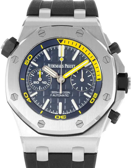 2016 Audemars Piguet Royal Oak Offshore Diver Chronograph 42MM Blue Dial Rubber Strap (26703ST.OO.A027CA.01)