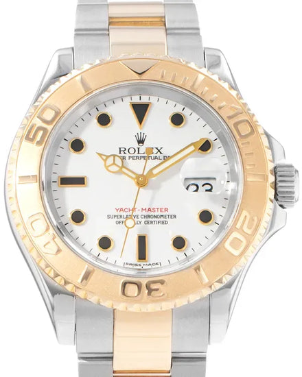 Rolex Yacht-Master 40MM White Dial Two-Tone Oyster Bracelet (16623)