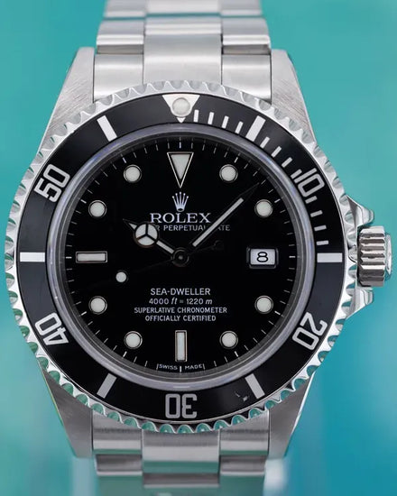 1999 (A Serial) Rolex Sea-Dweller 4000 40MM Black Dial Oyster Bracelet (16600)