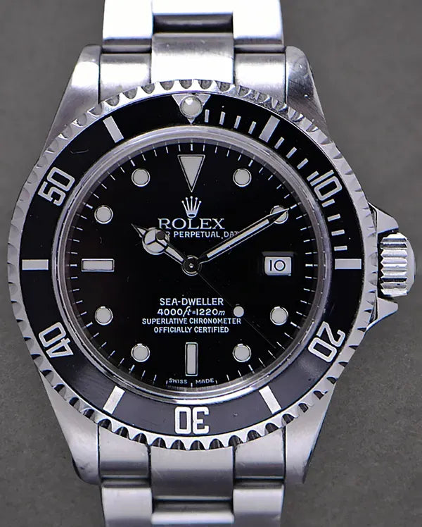2002 Rolex Sea-Dweller 4000 40MM Black Dial Oyster Bracelet (16600)