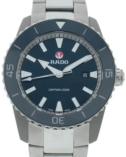 Rado Hyperchrome Captain Cook 45MM Blue Dial Titanium Bracelet (R32501203)