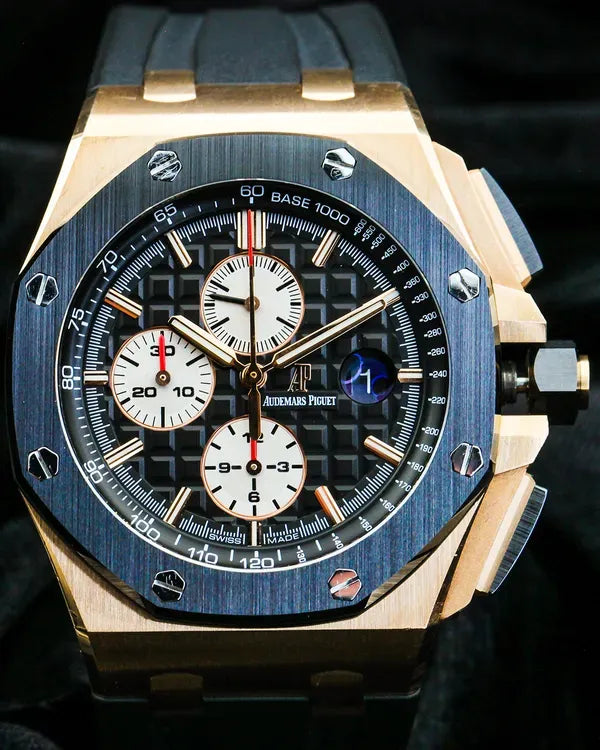 2014 Audemars Piguet Royal Oak Offshore Chronograph 44MM Black Dial Rubber Strap (26401RO.OO.A002.CA.01)