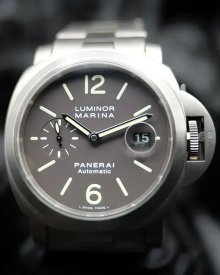 2021 Panerai Luminor Marina L.E. 44MM Brown Dial Titanium Bracelet (PAM00279)