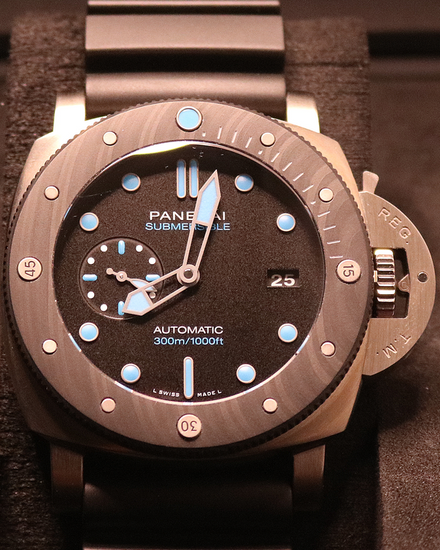 2024 Panerai Submersible BMG-Tech 47MM Black Dial Rubber Strap (PAM00799)