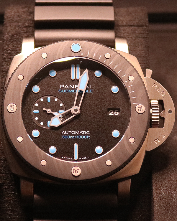 2024 Panerai Submersible BMG-Tech 47MM Black Dial Rubber Strap (PAM00799)