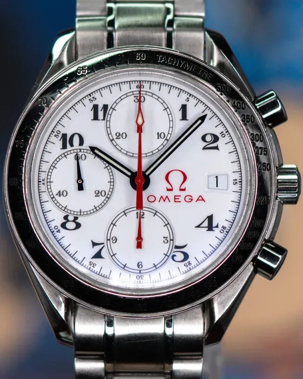 Omega Speedmaster Date "Olympic" Edition 39MM White Dial Steel Bracelet (3513.20.00)