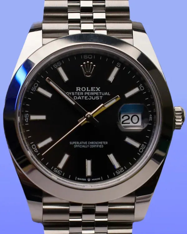 2025 Rolex Datejust 41MM Black Dial Jubilee Bracelet (126300)