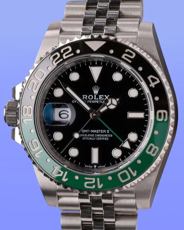 2025 Rolex GMT-Master II "Sprite" 40MM Black Dial Jubilee Bracelet (126720VTNR)